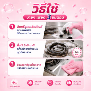 CWJ-01【annmason】 น้ำยาทำความสะอาดอเนกประสงค์ 500 ml ขจัดคราบสกปรก ครบจบในขวดเดียว!
