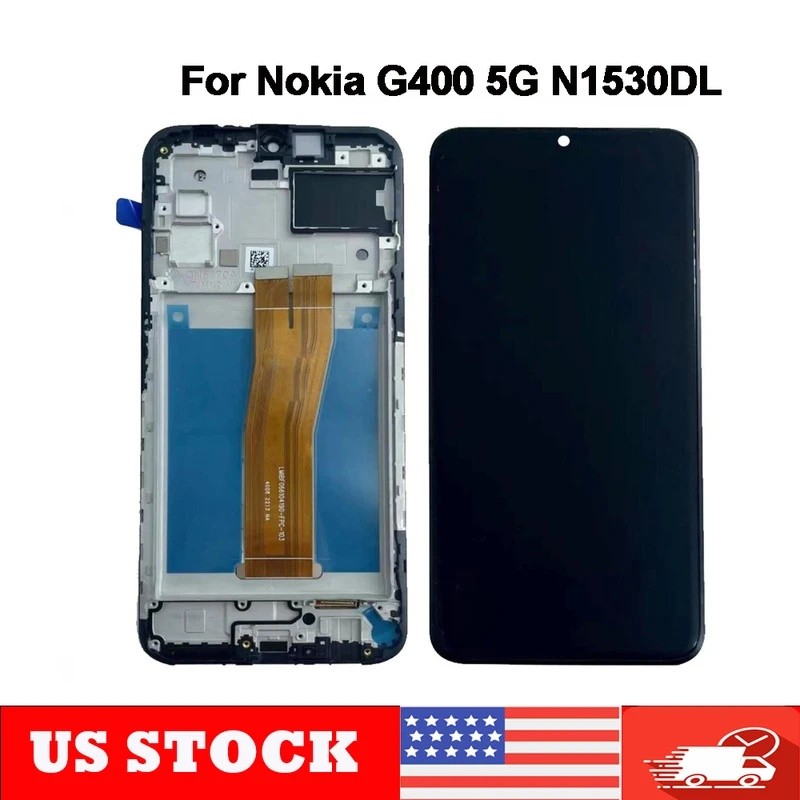 สําหรับ Nokia G400 TA-1530 TA-1448 TA-1476 จอแสดงผล LCD Digitizer หน้าจอสัมผัสพร้อมกรอบ