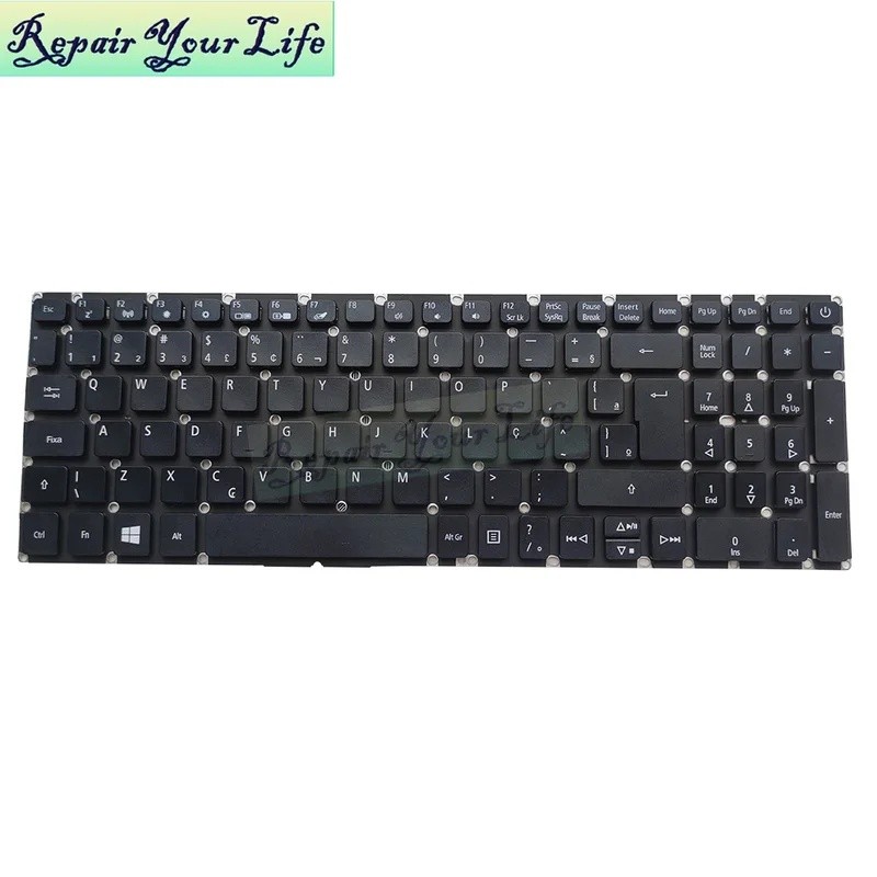 กรีกรัสเซียบราซิลคีย์บอร์ดสําหรับ Acer Aspire A315-33 A315-32 A315 31 A315 41 A315-21 21G A315-31G B