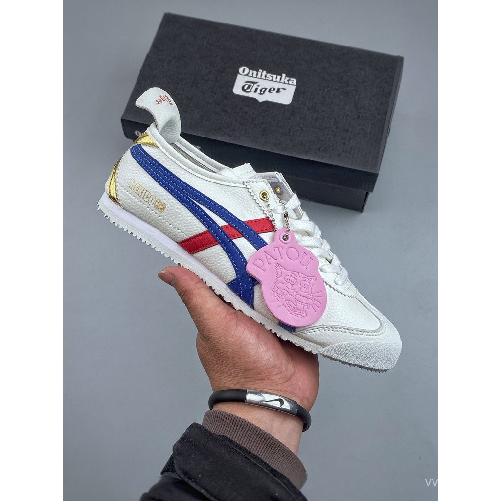 2026Asics Onitsuka Tiger รองเท้า/Onitsuka Tiger Mexico 66 帆布鞋 รองเท้าผ้าใบ耐磨配牛仔裤 QRPL