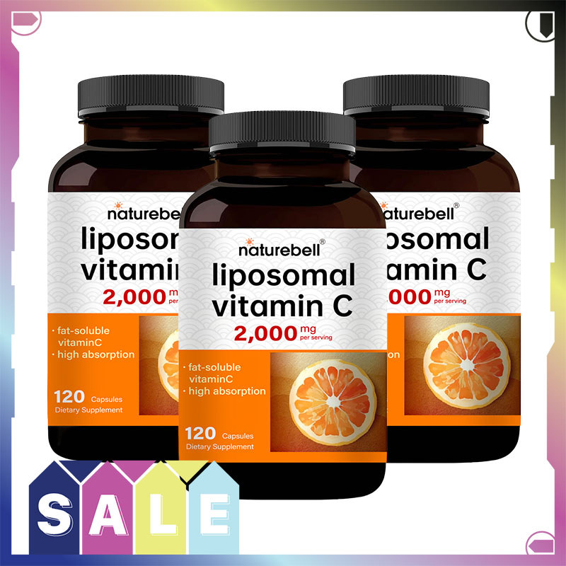NatureBell Liposomal Vitamin C Capsules วิตามินซีไลโปโซม ดูดซึมง่าย เสริมภูมิคุ้มกันและต้านอนุมูลอิสระ