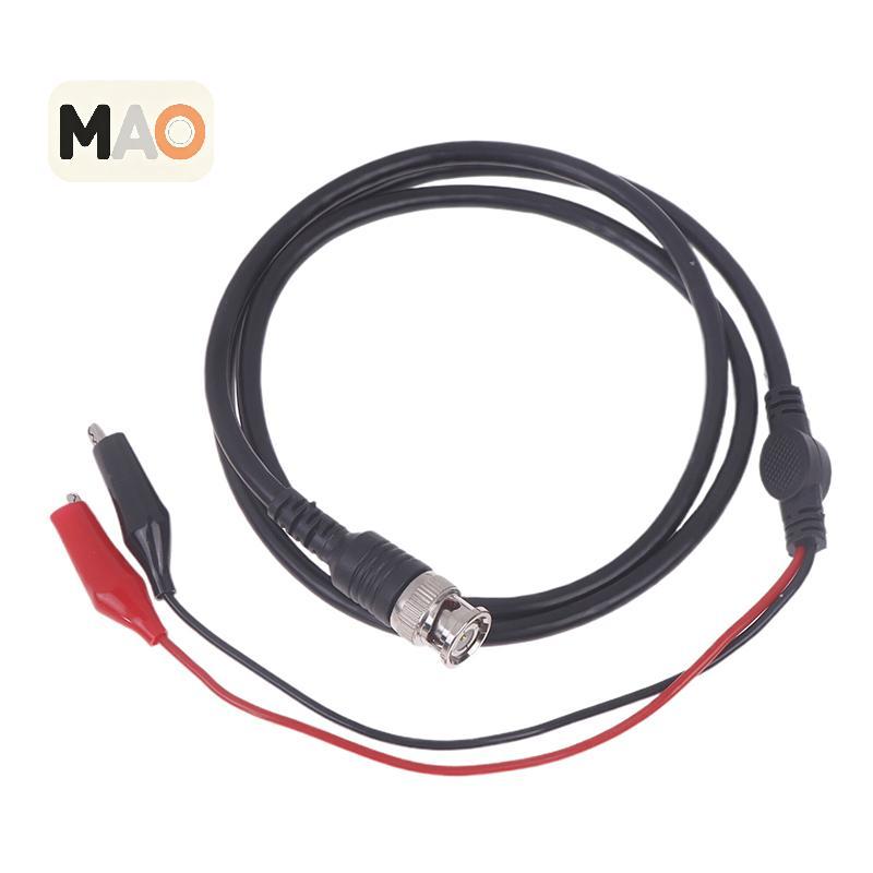 [MT] Oscilloscope Test Probe สายตะกั่ว BNC ปลั๊กชาย Q9 ถึง Dual Clip 1 M Oscilloscope Test Cable Osc