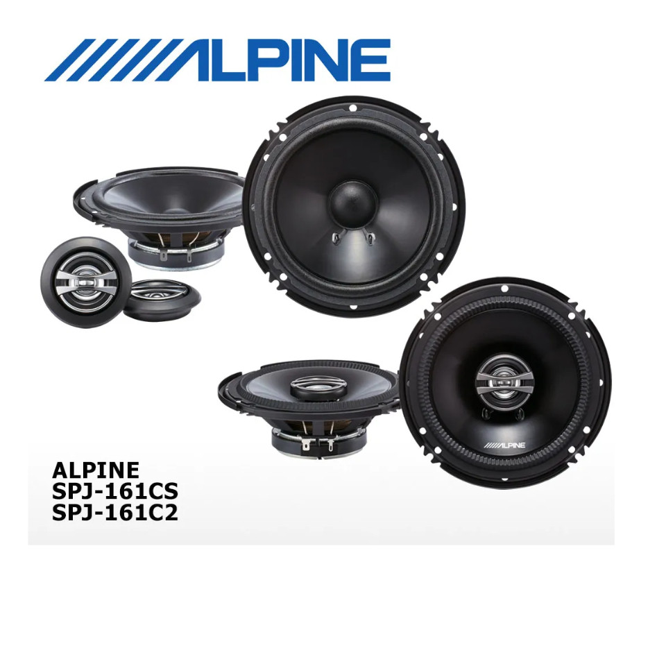 ALPINE SPJ-161CS +ALPINE SPJ-161C2 ลำโพงรถยนต์ 6.5" COMPONENT 2-WAY SPEAKER AMORNAUDIO อมรออดิโอ