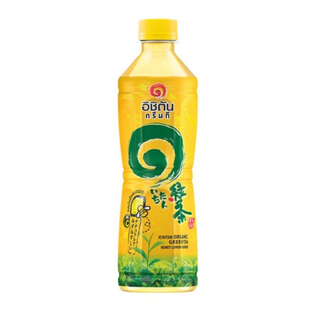อิชิตัน ชาเขียวน้ำผึ้งผสมมะนาว Ichitan Green Tea Honey Lemon 420ml.