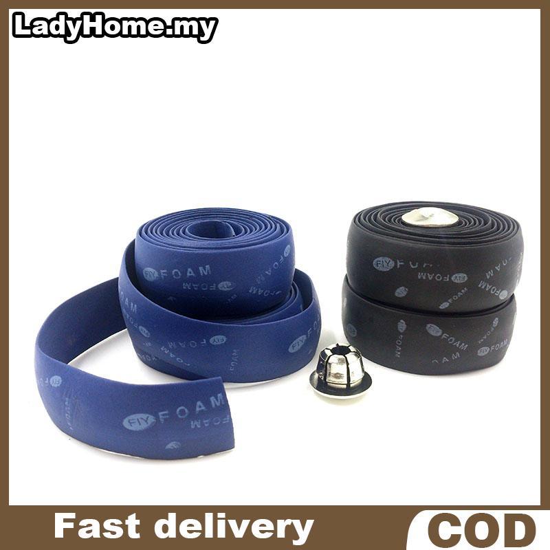 La 1 PCS จักรยานขี่จักรยานจักรยานรอบ Cork Handlebar Handle Bar เทปห่อเบาะ Home