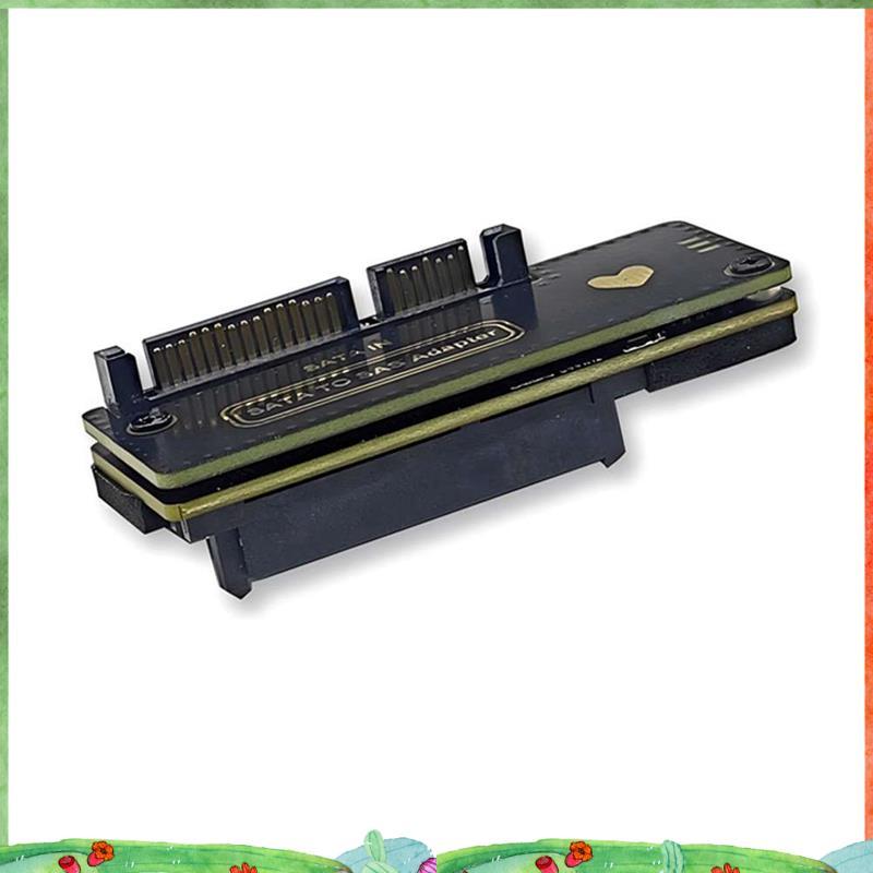 SATA ถึง SAS HDD อะแดปเตอร์การ์ด 6Gbps SATA 3.0 22Pin ถึง SAS 29Pin การ์ดขยายสําหรับ SAS 2.5/3.5 นิ้