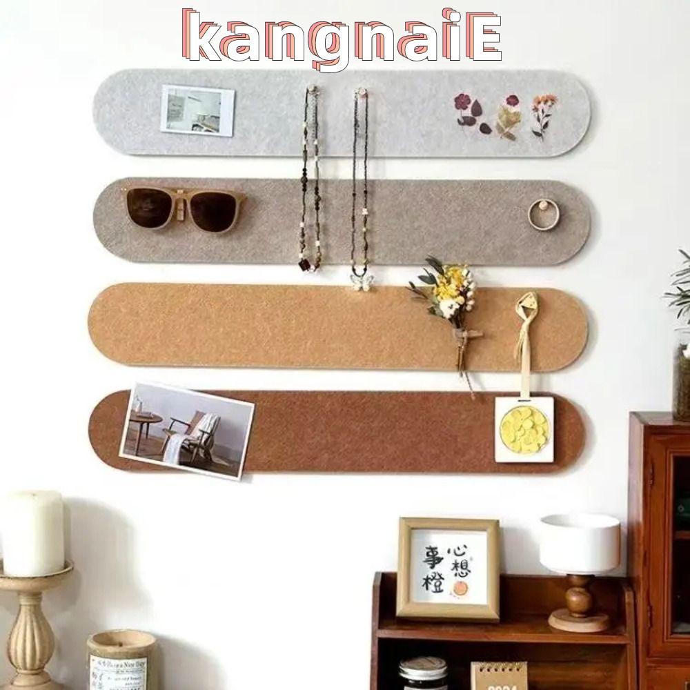 KANGNAI 3PCS Felt Wall Board,กาวติดตั้งติดผนังFelt Strip Board,ตกแต่งUniversal Multi-Purpose Pin Boa