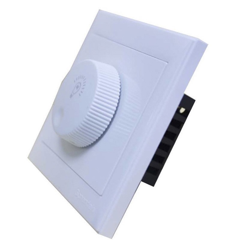 Dimmer ประเภท 86 Wall Dimmer สวิทช์ควบคุมซิลิคอนด้านหน้าตัดด้านหลัง Dimmer 300W 600W 1,000W