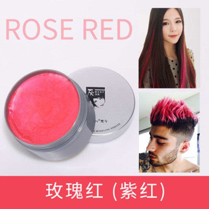 Granny grey Hair Wax นักเรียนย้อมสีดํา โคลนผมเปลี่ยนสี จัดแต่งทรงผม สีขาว ครีมย้อมผมแบบใช้แล้วทิ้ง ส