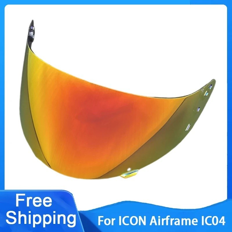 IC-04 เลนส์หมวกกันน็อครถจักรยานยนต์สําหรับ ICON IC04 Airframe Pro Airmada Airform Anti-UV Anti