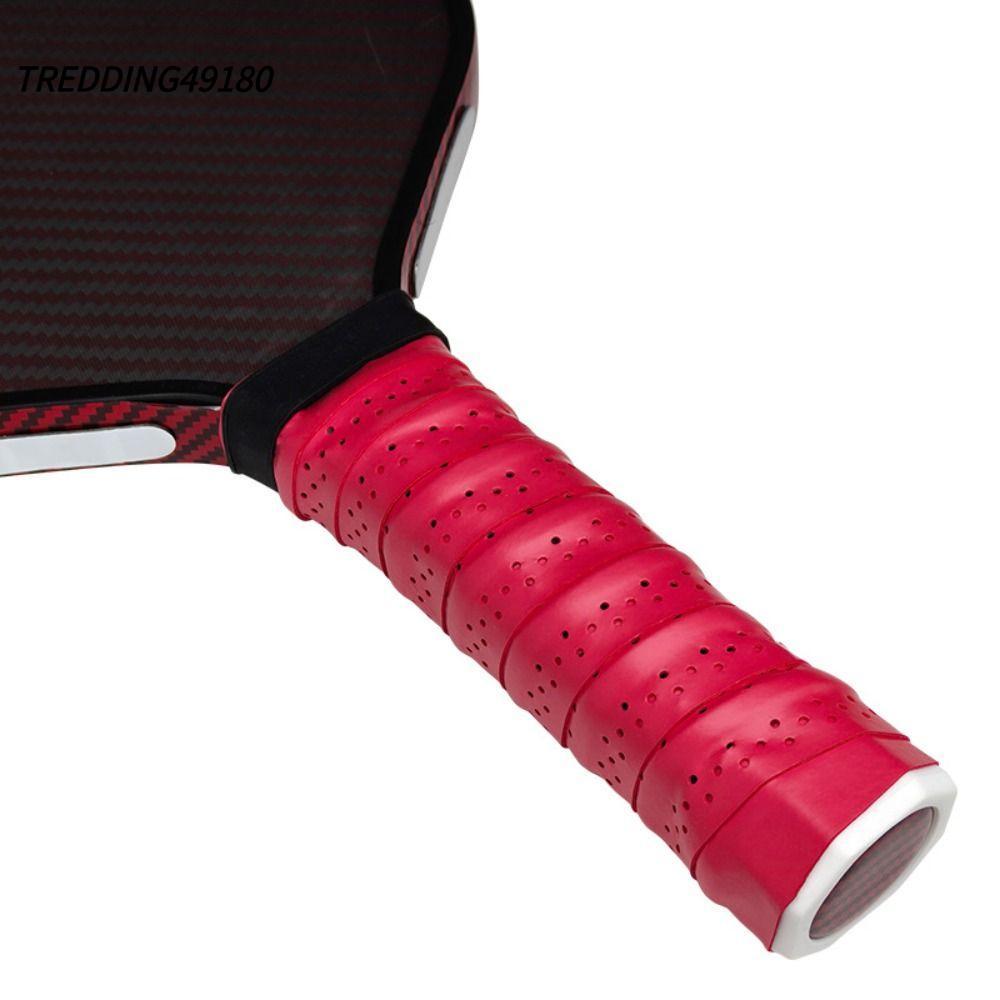 TREDDING49180 Pickleball Grip Tape, Universal ยก Ridge Cozy Overgrip Wrap, Premium Enhanced Traction Breathable PU หนัง Paddle Grip Cover การแข่งขัน
