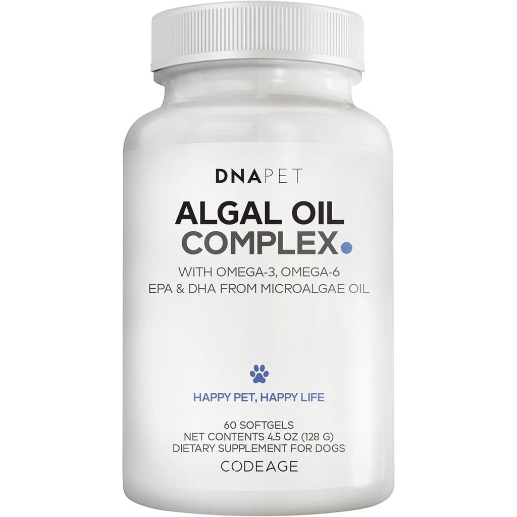 DNA Algal Oil for s Omega 3 & 6 EPA & DHA 60 ซอฟท์เจล |  Omega 3 และ 6 สําหรับ s จากจุลินทรีย์ทะเล พ