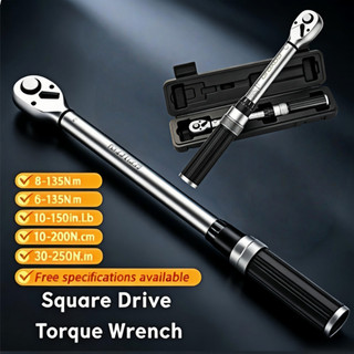 GOYOJO ประแจแรงบิดที่ตั้งไว้ล่วงหน้าความแม่นยําสูง Square Drive เครื่องมือซ่อมแซมหัวเทียนสําหรับรถจักรยานยนต์และอัตโนมัติ