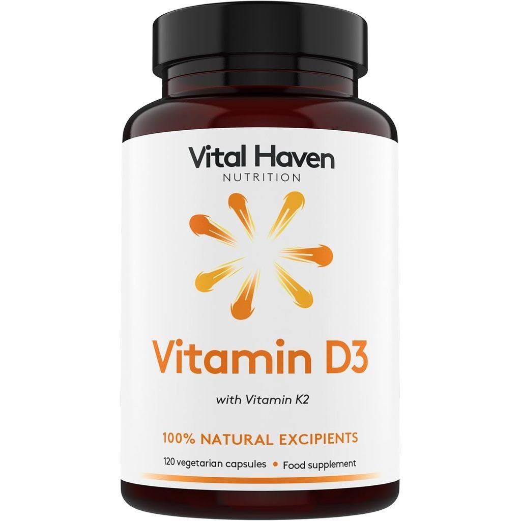 D & K D3 (4000 IU) + K2 MK7 (125mcg) Stronger Bs and Immune System UK Made