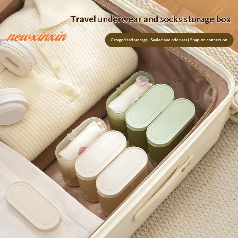 [NT-t] กล่องเก็บปิดผนึกแบบพกพาสําหรับชุดชั้นในสําหรับเดินทาง Sos Home Business Trip ใช้ [ใหม่]