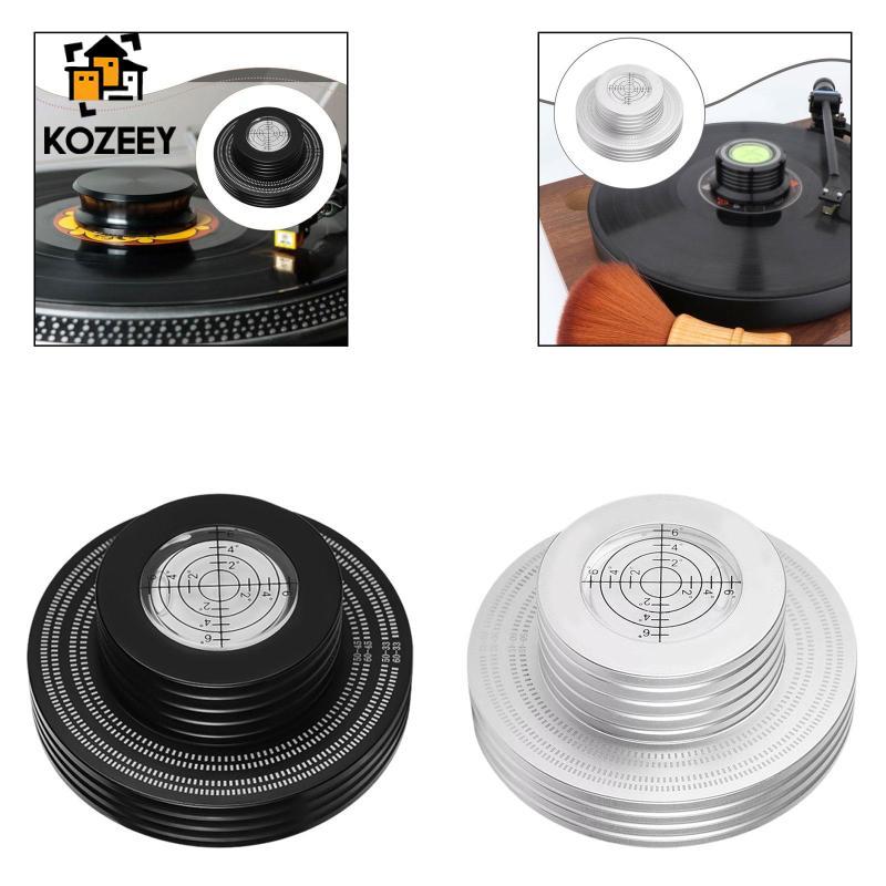 [KOZEEY] Vinyl Record Weight Stabilizer Professional Turntable Disc Record Stabilizer Black
