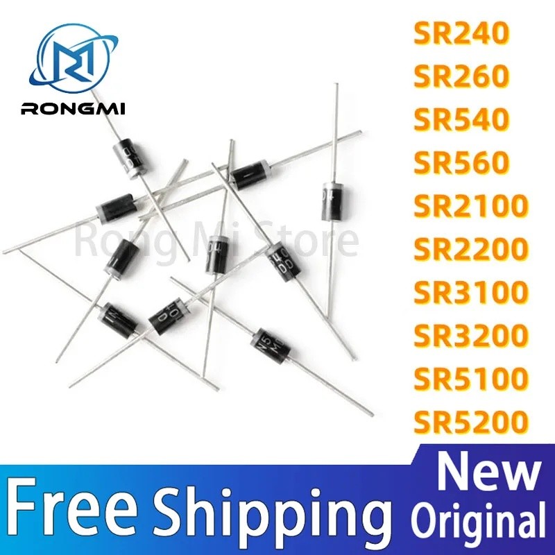 20 ชิ้น/แบทช์ SR3100 SB3100 MBR3100 SR5100 SR5200 SR2100 SR2200 SR3200 SR560 SB560 SR240 SR260 SR540