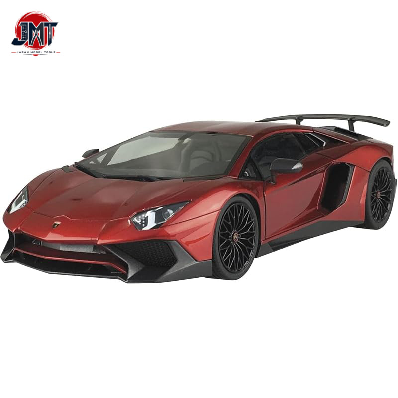 AOSHIMA The☆Supercar No.11 1/24 '15 Lamborghini Aventador SV Plastic Model Kit with Pre-painted Part