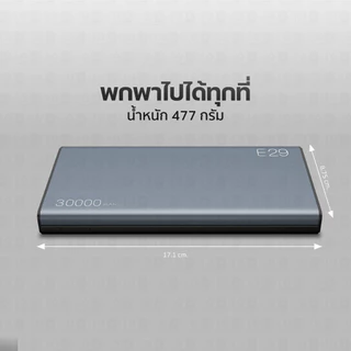 [ส่งไว] Orsen by Eloop E29 แบตสำรอง 30000mAh 30W Power Bank Type C พาวเวอร์แบงค์ ชาร์จเร็ว PD QC 3.0 ชาร์จไว 4 พอร์ต