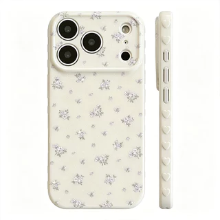 เคสสำหรับ iPhone 17 16 15 14 13 12 11 Pro Max XR XS กันกระแทก หัวใจ 3D สีหวาน น่ารัก กันรอย ขอบนิ่ม ถุง