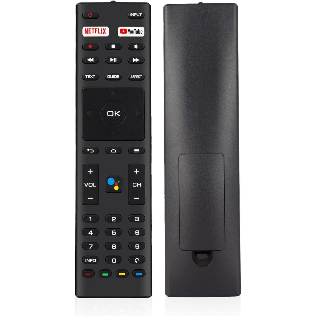 RM-C3329 รีโมทคอนโทรลสําหรับ JVC Konka 4K Android TV Remote - เปลี่ยน Konka JVC TV รุ่น 32H31A 40H33