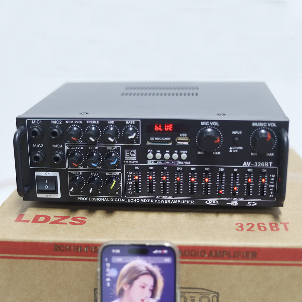 [Youpin] 600W High Power ในครัวเรือน 12 V/220 V บลูทูธ EQ Balancer รถกลางแจ้ง K เพลง Dual-ใช้ Power 