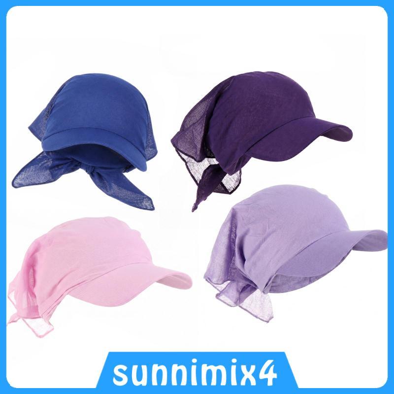 [H2Sports] ผ้าพันคอผ้าพันคอหมวก Turban Headscarf Hood กว้าง Brim Sun Visor Breathable โพลีเอสเตอร์ห่