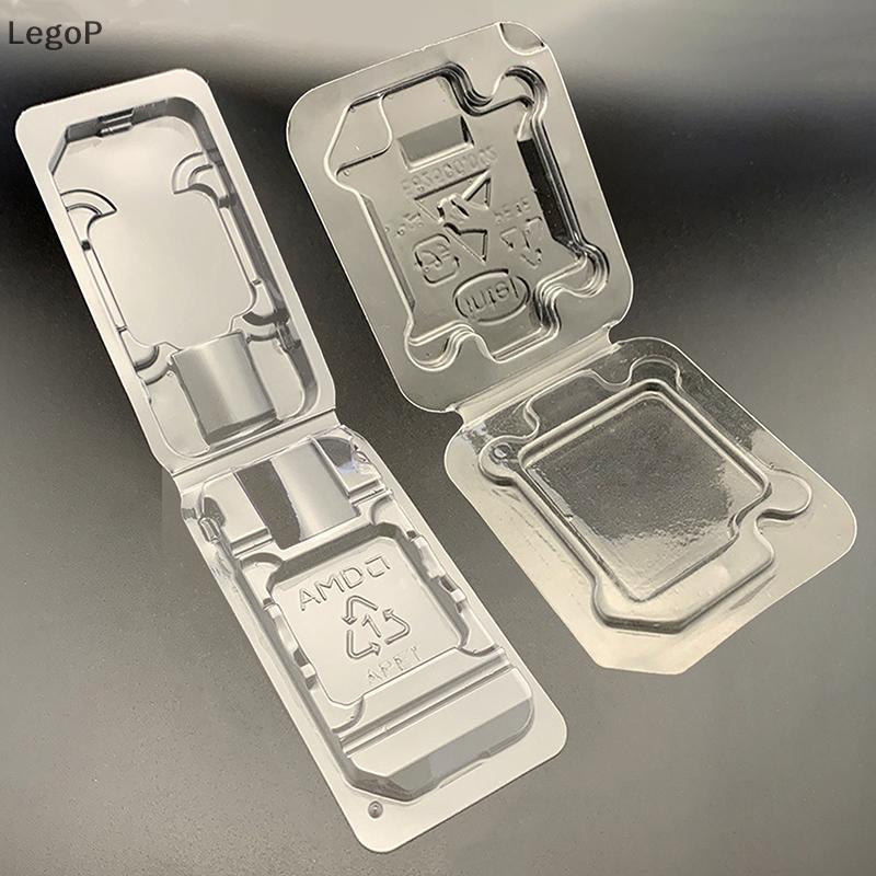 LegoP 10pcs CPU Clamshell ถาดกล่องผู้ถือสําหรับ AM2 AM3 FM1 FM2 (TH)