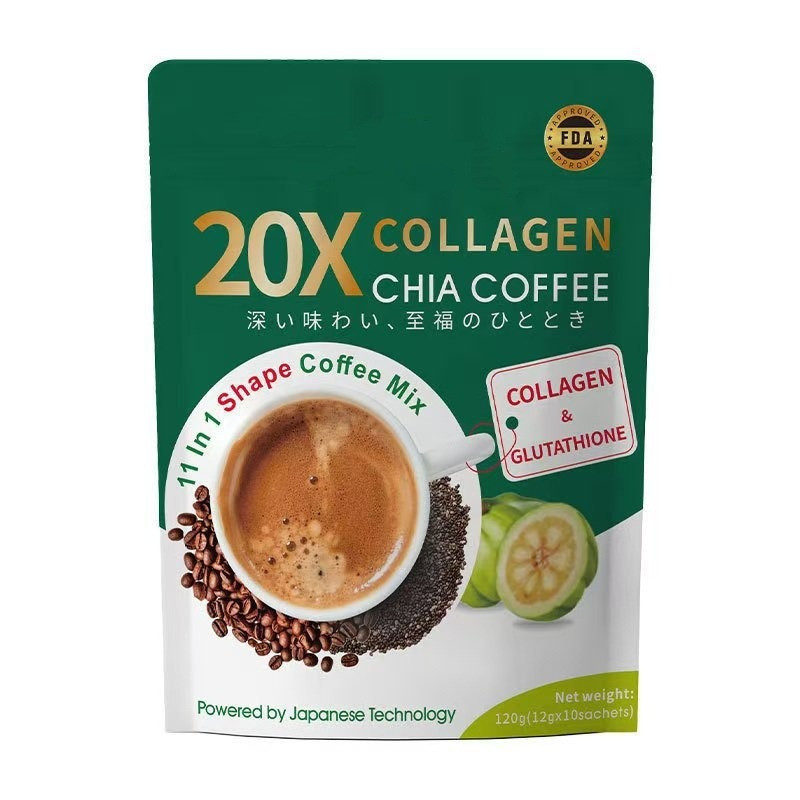 คอลลาเจน Chia Seed กาแฟรสดั้งเดิมการค้าต่างประเทศ Cross-Border ขายร้อน CollagenCoffee8-7-23hk