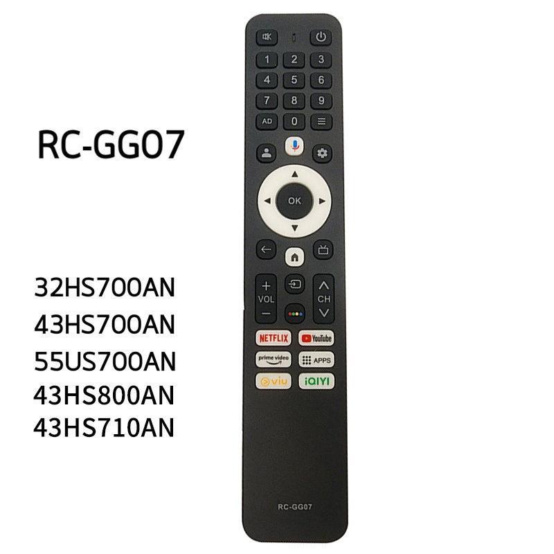 รีโมทคอนโทรลทีวีซีรีส์ RC-GG07 เข้ากันได้กับ 700AN, 710AN, 43HS800AN, 32HS700AN, 43HS700AN, และ 55HS