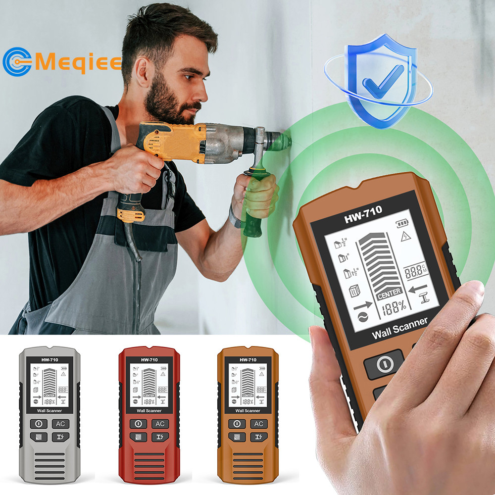 HW-710 6-in-1 Handheld Wall Detector Stud Finder เครื่องตรวจจับโลหะ