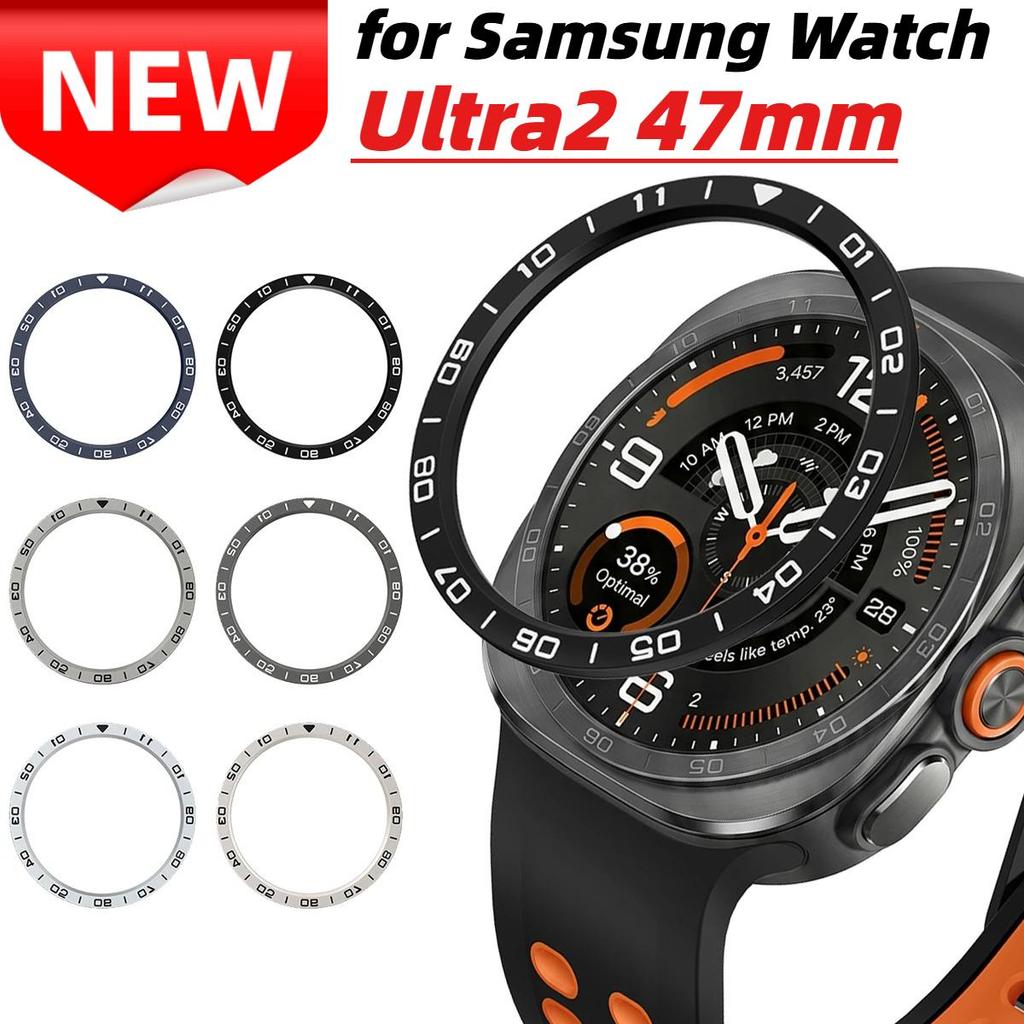 แหวนพลาสติกสําหรับ Samsung Galaxy Watch Ultra 2 Protecive PC แหวนกันชนสําหรับนาฬิกา Samsung Ultra 20