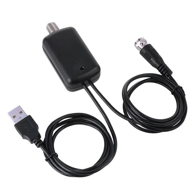 [Bluecandy] Digital HDTV Signal Amplifier Booster สําหรับสายเคเบิลทีวี Fox Antenna HD Channel 25db ใ