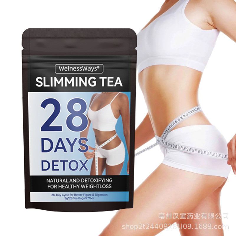英文草本茶28 Days Detox Slimming Herbal Tea ลดน้ําหนัก