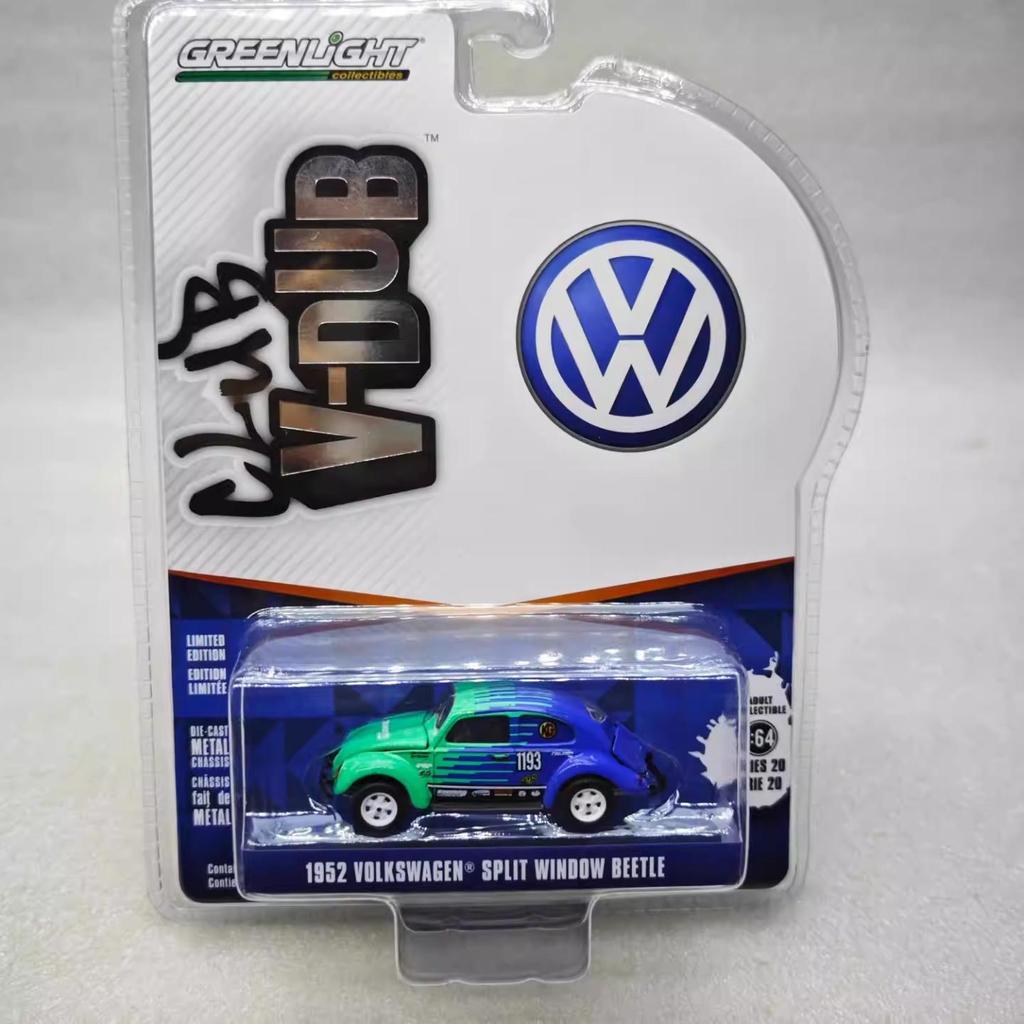 แสงสีเขียว 1: 64 Vee Dub 20-1952 Volkswagen Split Window Beetle-Falken Falken ยาง