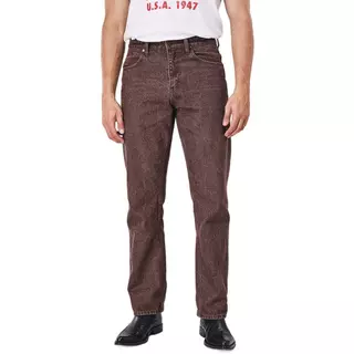WRANGLER กางเกงยีนส์ผู้ชาย คอลเลคชั่น Beyond Denim เอวกลาง ทรงตรง รุ่น WR F126MMWZN28 สีน้ำตาล