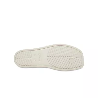 CROCS รองเท้าแตะผู้หญิง MIAMI FLIP - COCOA CREAM