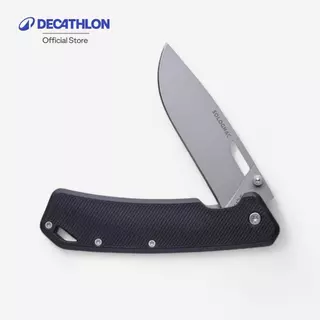 Decathlon Folding Hunting Knife มีดพับสำหรับการส่องสัตว์แบบกริป Axis 85 V2 ขนาด 8.5 ซม. - Black