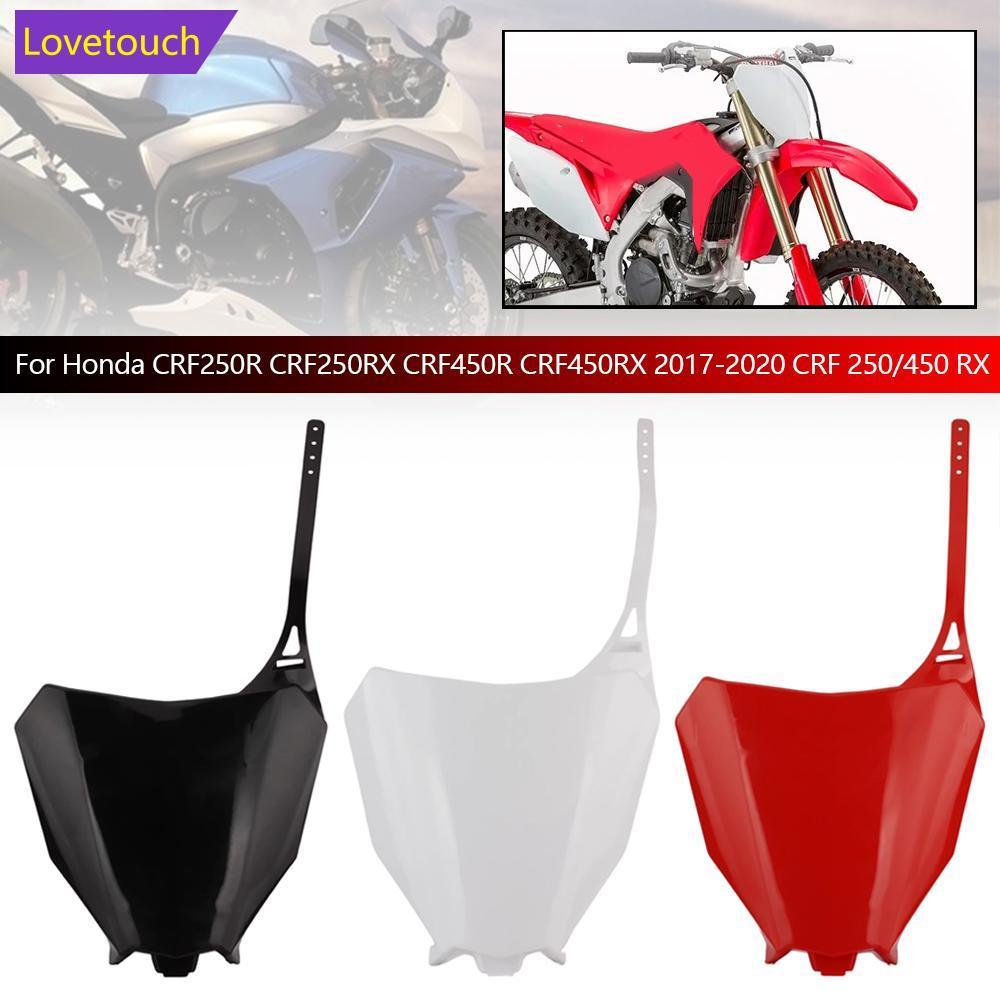 LOVETOUCH Mtorcycle ด้านหน้าจํานวนแผ่นสําหรับ Honda CRF250R CRF250RX CRF450R CRF450RX 2017-2020 CRF 