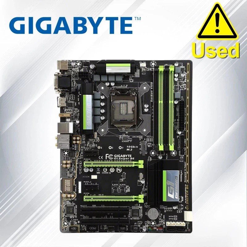 GIGABYTE GA-G1.SNIPER B6 LGA 1150 Intel B85 HDMI SATA 6Gb/s USB 3.0 ATX เมนบอร์ด Intel