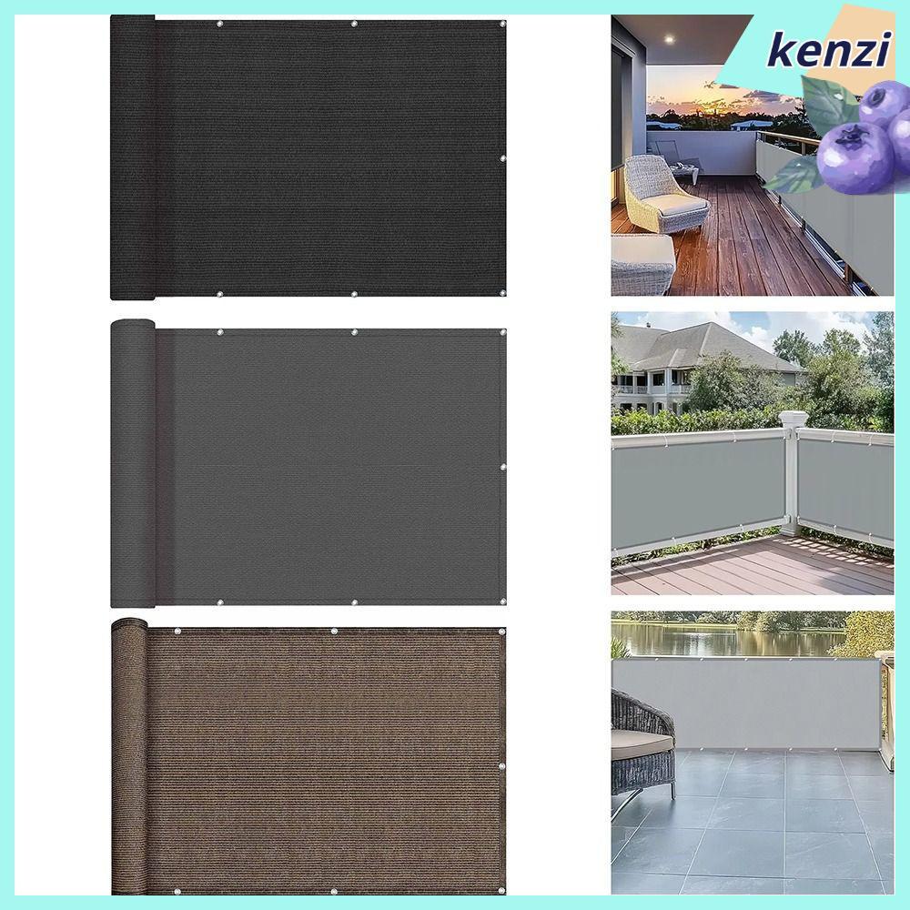 KENZI ผ้าบังแดดระเบียง, กันน้ํา 3/5/6M Sun Shading Sails, คุณภาพสูงระเบียงความเป็นส่วนตัวผ้าหน้าจอสว