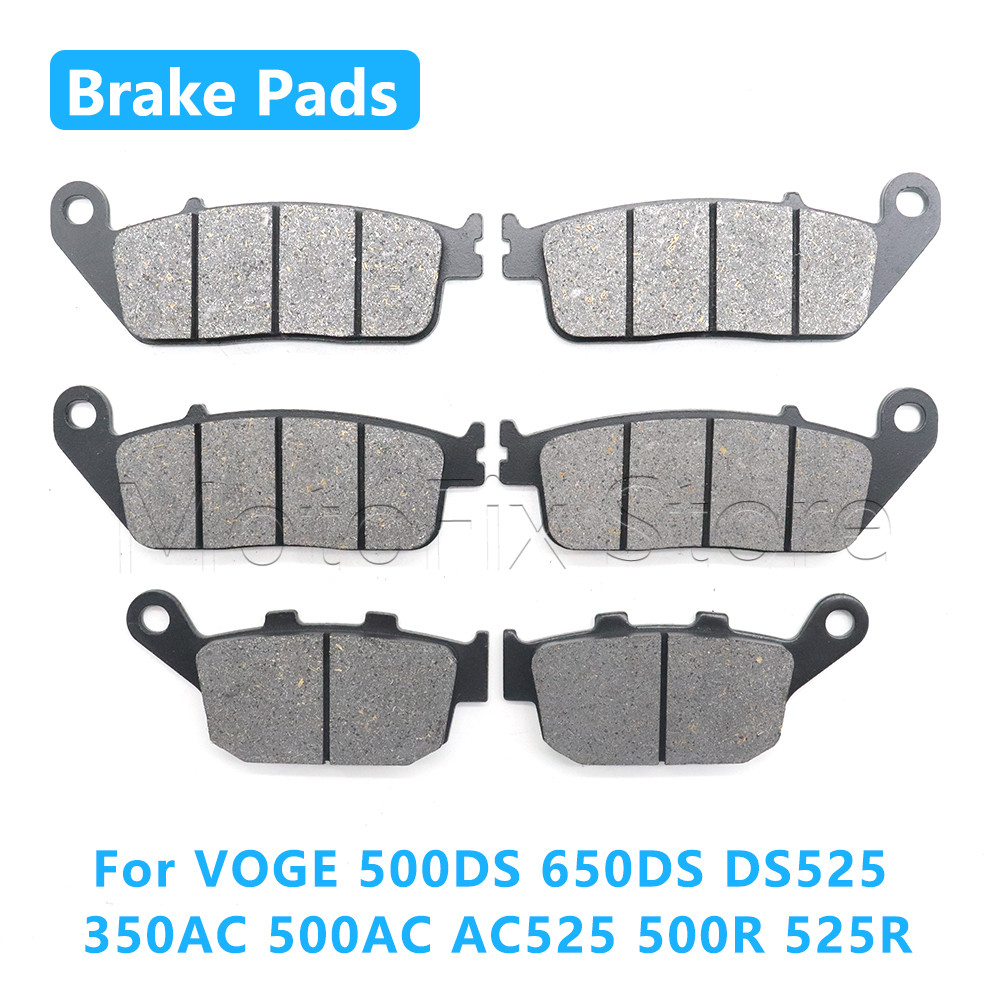 อุปกรณ์เสริมรถจักรยานยนต์ด้านหน้าด้านหลังเบรคสําหรับ VOGE 500DS 650DS DS525 350AC 500AC AC525 500R 5