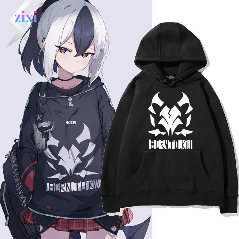 สินค้าอนิเมะ Blue Archive, Kiyoko Onioka Cosplay, เสื้อกันหนาวมีฮู้ด 2D, เสื้อทรงหลวม unisex