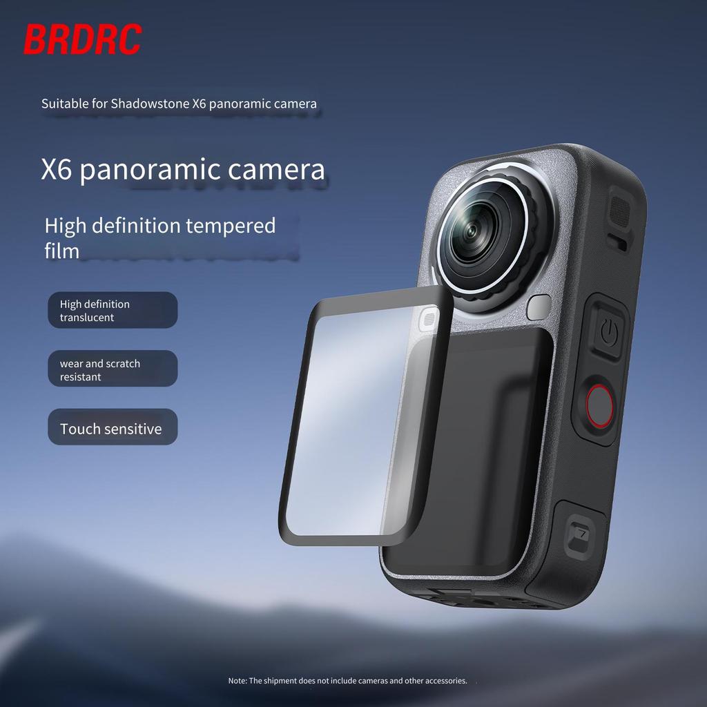 เหมาะสําหรับเงา หิน อินสตาแกรม360 X6 หน้าจอฟิล์มนิรภัยกล้องกีฬาแบบพาโนรามาฟิล์มป้องกันฝุ่นอุปกรณ์เสริมฟิล์ม