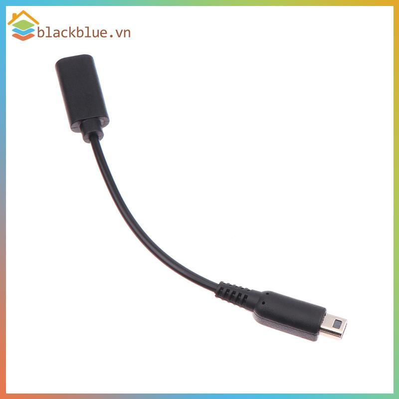 BBLUE สายชาร์จ USB C ทดแทนสําหรับ NDSI 3DS 2DS XL LL ใหม่ 3DSXL 2DSXL Robust Wire สําหรับเซสชันเกมทุ