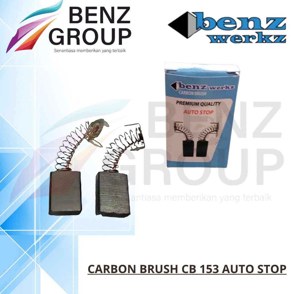 MESIN Benz Werkz แปรงคาร์บอน Double Auto Stop CB 153 Charcoal Spool Maktec Carbon Brush Double Auto 