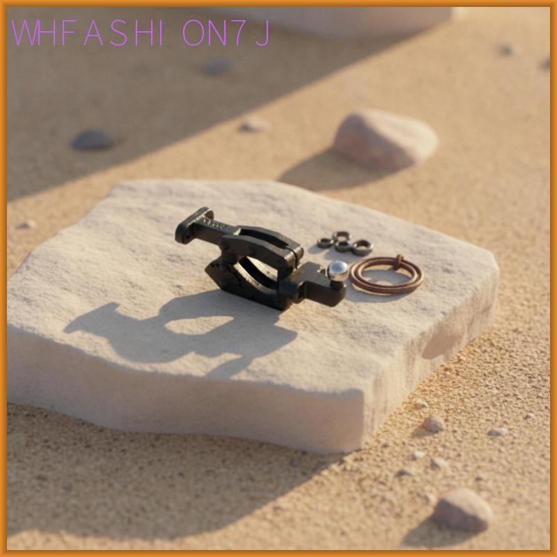 [whfashion7j] Handcrafted 1 64 Scale Tow Hook สําหรับ RC 4x4 รุ่นรถเรซิ่น Trailer Hitch สีดําทาสีด้า