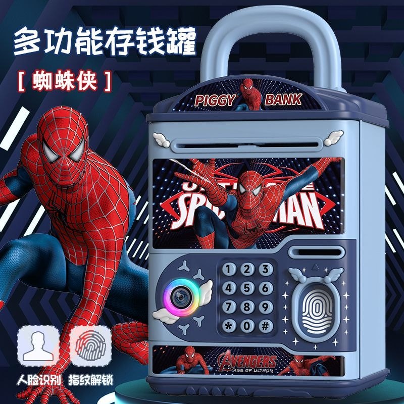 Spider-Man Piggy Bank Boy High-Appearance Piggy Bank Boy Piggy Bank ไม่เฉพาะเข้าและออกเท่านั้น