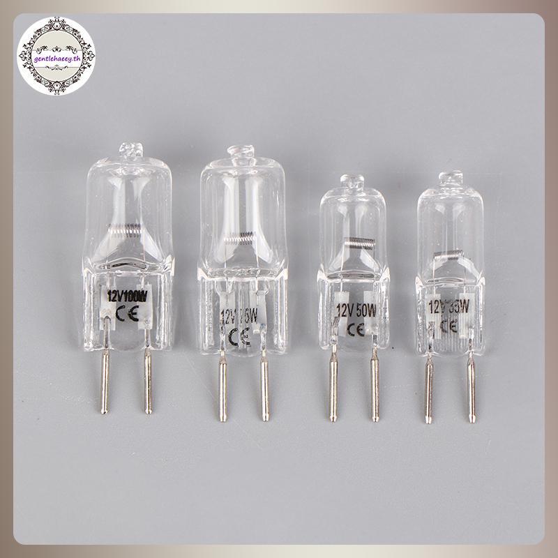 GG 1 PC G6.35 12V 20W 35W 50W 70W 100W หลอดไฟทํางานหลอดไฟ G6.35 Aroma โคมไฟ G6.35 กล้องจุลทรรศน์หลอด