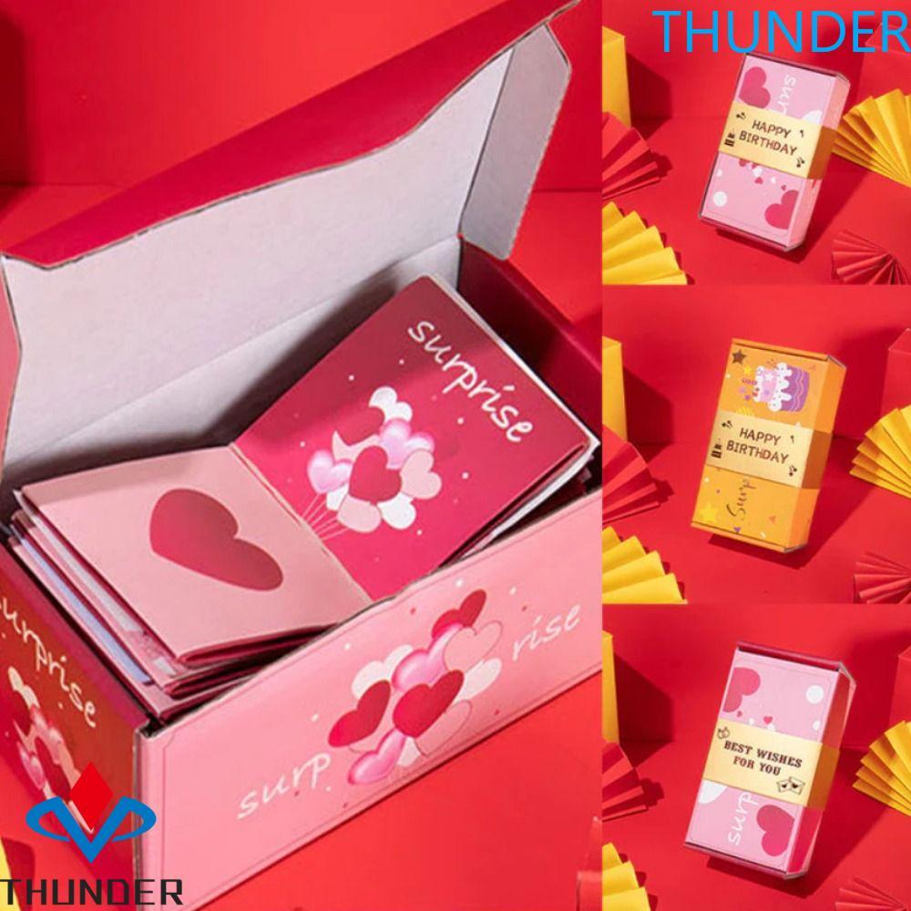 THUNDER Surprise Bounce Box, Pop Up Surprise Luxury Cash Explosion Gift Box, New Gift Box Fun Paper 